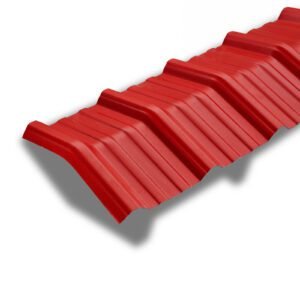 Caballete Rojo cresta alta blanco 2mm (1.07M X 40CM)